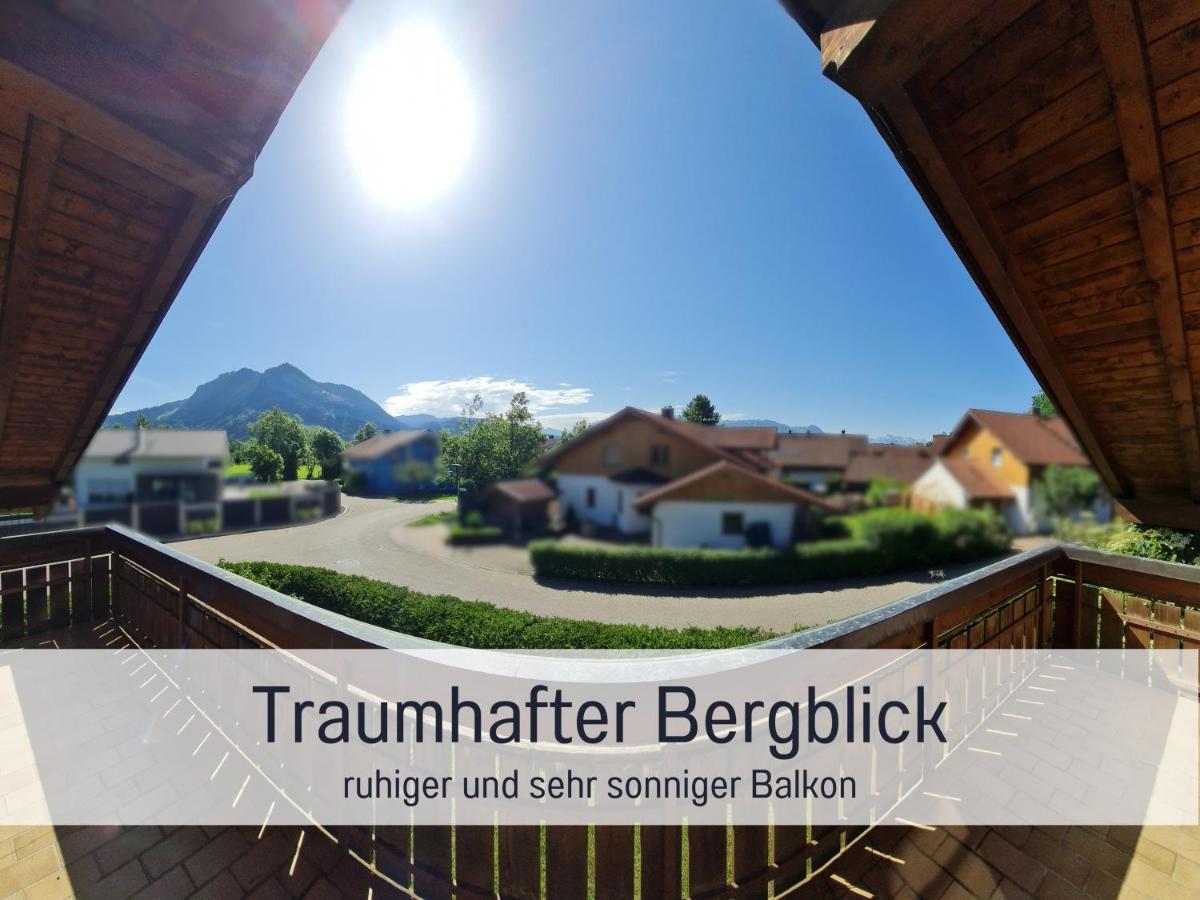 Toller Bergblick Vom Ruhigen Sonnenbalkon, Nur 50M Zum See & Oepnv Inklusive Blaichach Εξωτερικό φωτογραφία